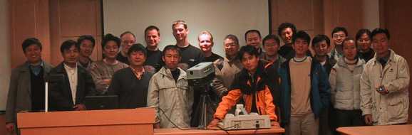 Groupphoto of the first workshop held by Jos Nijland and Casper ter Kuile at the National Astronomical Observaties of China (NAOC)