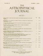 Frontpage of The AstroPhysical Journal